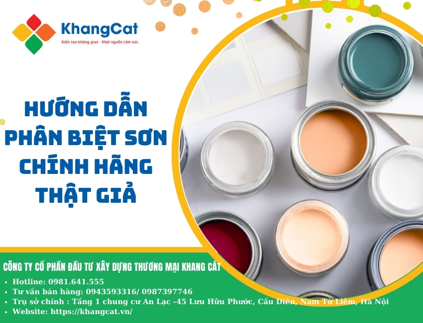 Hướng dẫn phân biệt sơn chính hãng thật giả cực nhanh và chính xác